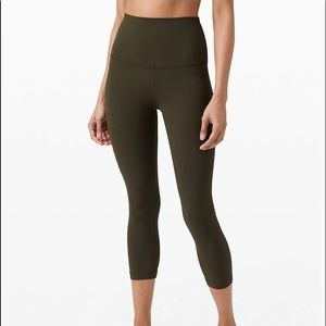 lululemon green leggings size 4